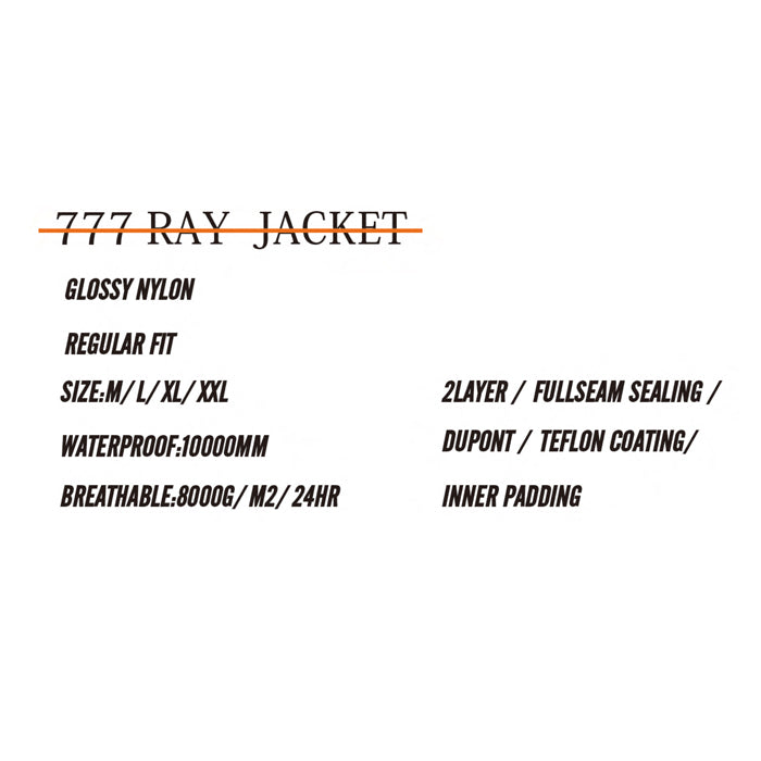 スノーボード ウェア ジャケット ノマディック NOMADIK 777RAY JKT Orange メンズ レディース 24-25 日本正規品