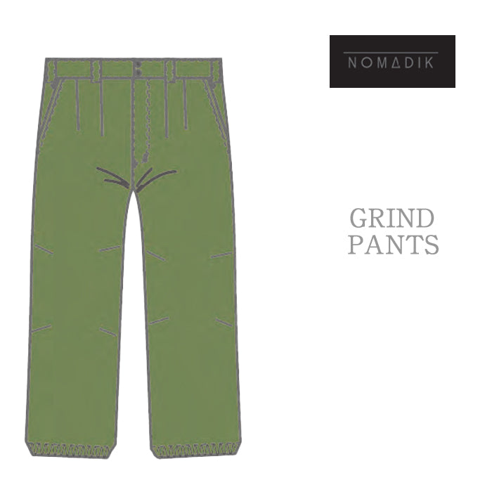 NOMADIK GRIND PANTS 24-25 スノーボード ウェア ノマディック 工藤洸平 国母和宏 グラインド パンツ バックカントリー パウダー パーク カービング グラトリ ラントリ メンズ レディース ユニセックス