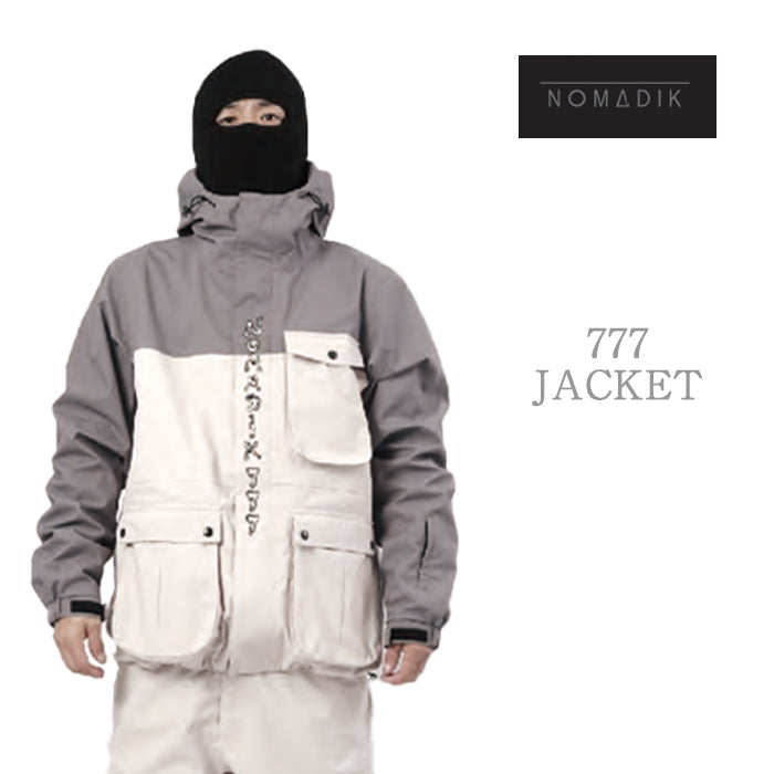 スノーボード ウェア ジャケット ノマディック NOMADIK 777 JKT Gray Beige メンズ レディース 24-25 日本正規品