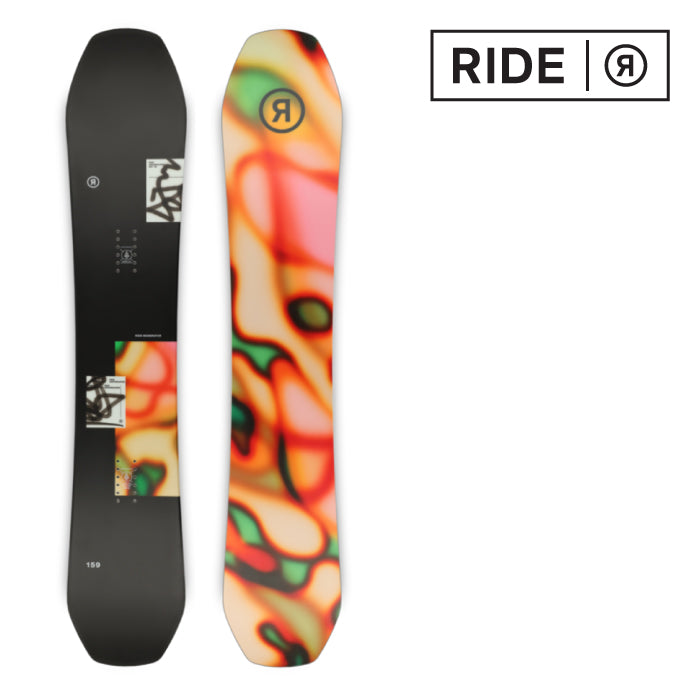 RIDE ライド RIDE SNOWBOARDS MODERATOR ライド モデレーター オールマウンテン ハイブリッドキャンバー カービング 地形 パウダー バックカントリー パーク メンズユニセックス 24-25 スノーボード ボード