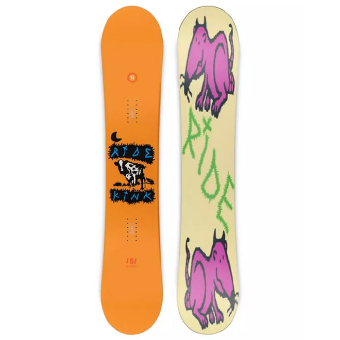 RIDE ライド RIDE SNOWBOARDS KINK ライド キンク オールマウンテン フリースタイル ハイブリッドキャンバー カービング 地形 パウダー バックカントリー パーク メンズユニセックス 24-25 スノーボード ボード