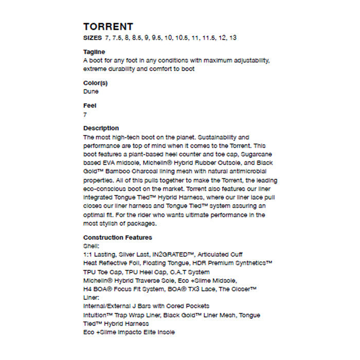 RIDE SNOWBOARD 24-25 TORRENT ライド トーレント ブーツ オールマウンテン フリースタイル BOAシステム ダブルボア ハイブリッド カービング パウダー バックカントリー グラトリ ラントリ スノーボード メンズ