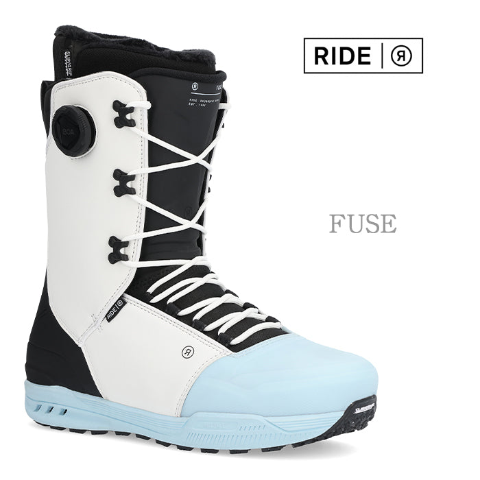 RIDE SNOWBOARD 24-25 FUSE ライド フューズ ブーツ オールマウンテン フリースタイル シューレース BOAシステム ハイブリッド カービング パウダー バックカントリー グラトリ ラントリ スノーボード メンズ