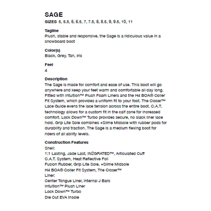 RIDE SNOWBOARD 24-25 SAGE ライド セイジ ブーツ オールマウンテン フリースタイル BOAシステム カービング パウダー バックカントリー グラトリ ラントリ スノーボード レディース 初心者 初級者