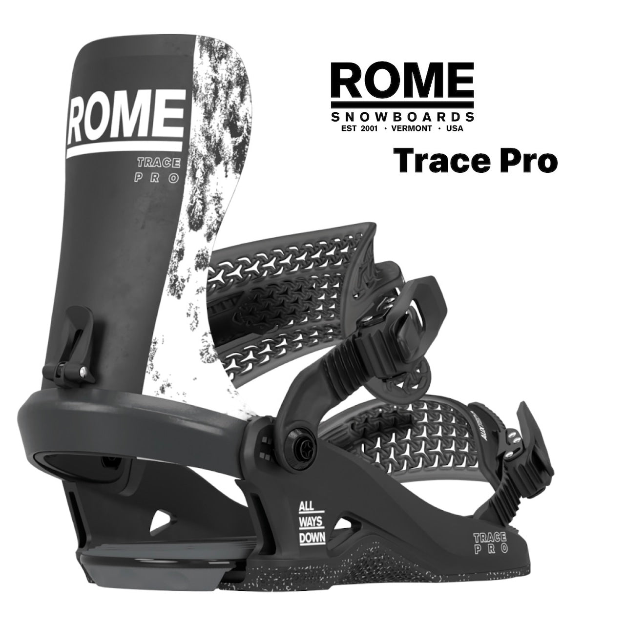 Rome Snowboards Trace Pro 24-25 ローム トレイスプロ オールラウンド フリースタイル パーク グラトリ パウダー バックカントリー 地形 カービング バインディング スノーボード