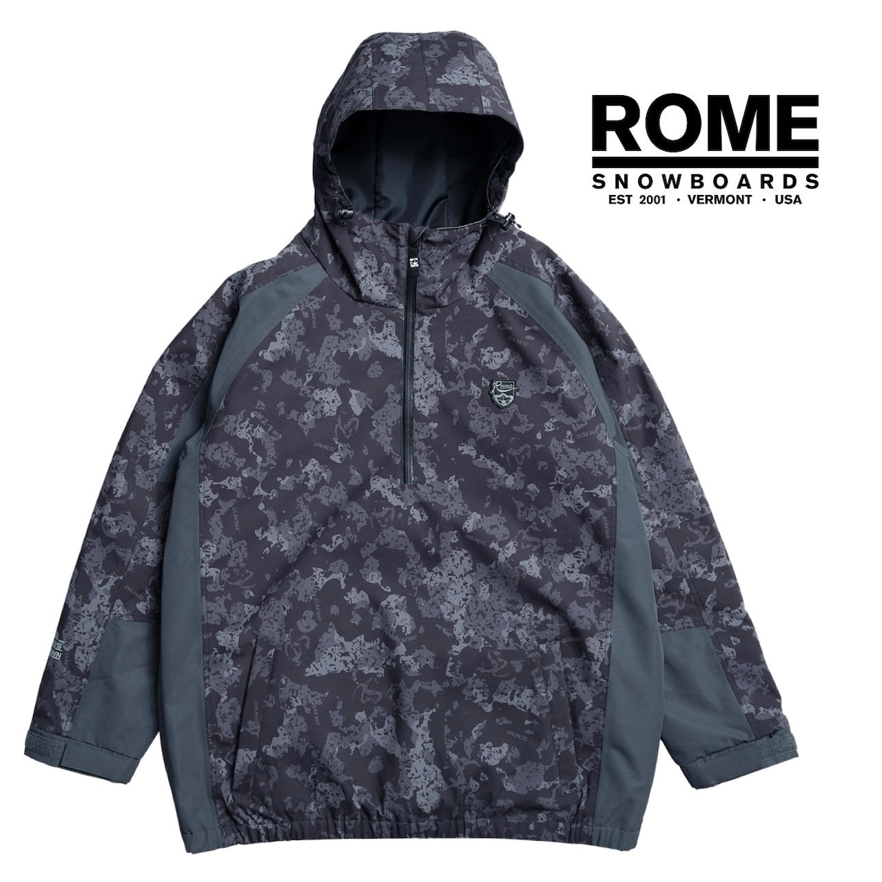 Rome Snowboards Winter 24-25 Collection OG Pullover Jacket スノーボード ウェア ローム プルオーバージャケット カービング グラトリ ラントリ バックカントリー パウダー メンズ レディース ユニセックス