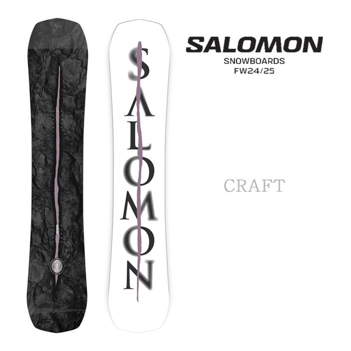 Salomon CRAFT 24-25 サロモン クラフト オールマウンテン カービング パウダー バックカントリー ハイブリッドキャンバー フリースタイル グラトリ ラントリ スノーボード メンズ レディース