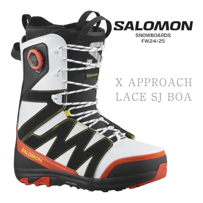 Salomon X APPROACH LACE SJ BOA TORMENT 24-25 snowboard スノーボード サロモン ブーツ エックスアプローチ ボアシステム オールマウンテン フリースタイル カービング グラトリ パウダー メンズ