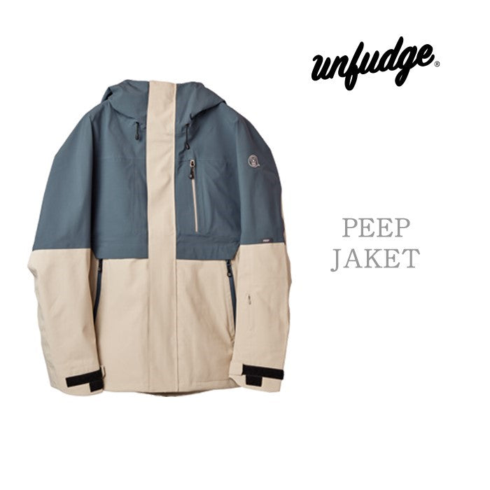 unfudge snow wear PEEP JACKET 24-25 スノーボード ウェア アンファッジ カービング グラトリ ラントリ  バックカントリー パウダー メンズ レディース ユニセックス