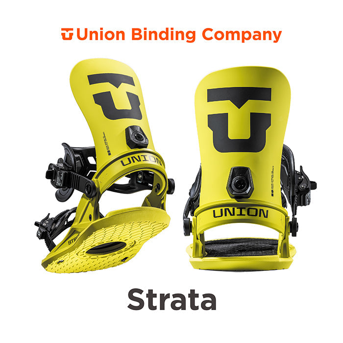 Union Snowboard Bindings Strata 24-25 ユニオン ビンディング バインディング ストラータ オールマウンテン カービング パウダー バックカントリー フリースタイル グラトリ ラントリ スノーボード メンズ レディース