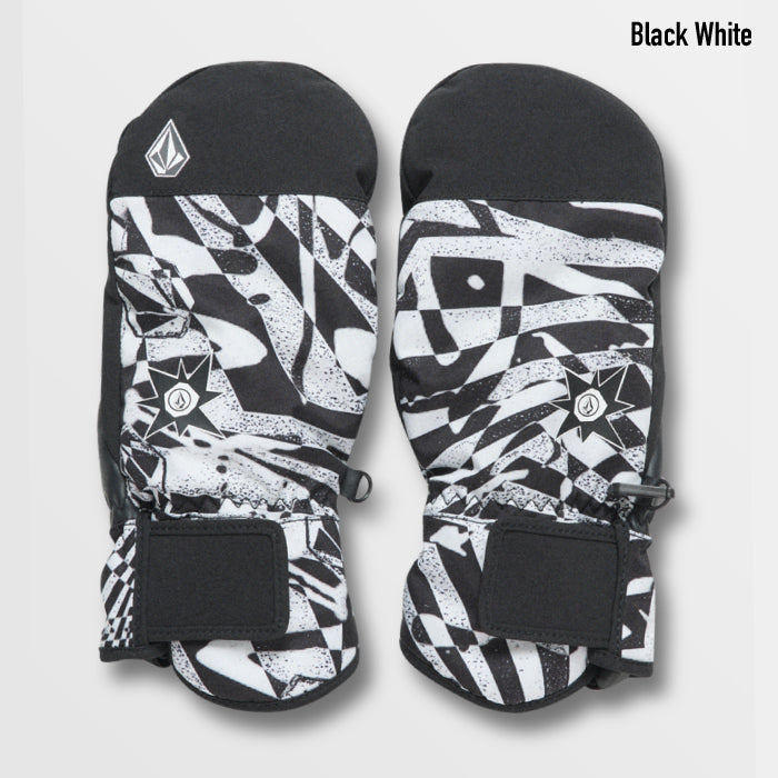 スノーボード スキー グローブ ボルコム VOLCOM JP STN MITT Black・Black White 手袋 メンズ レディース 24-25 日本正規品