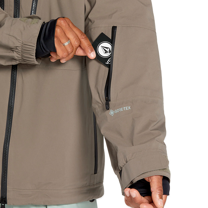 ボルコム スノーボード ウェア ジャケット VOLCOM MENS GUCH STRETCH GORE JACKET Chestnut Brown ゴアテックス メンズ 24-25 日本正規品