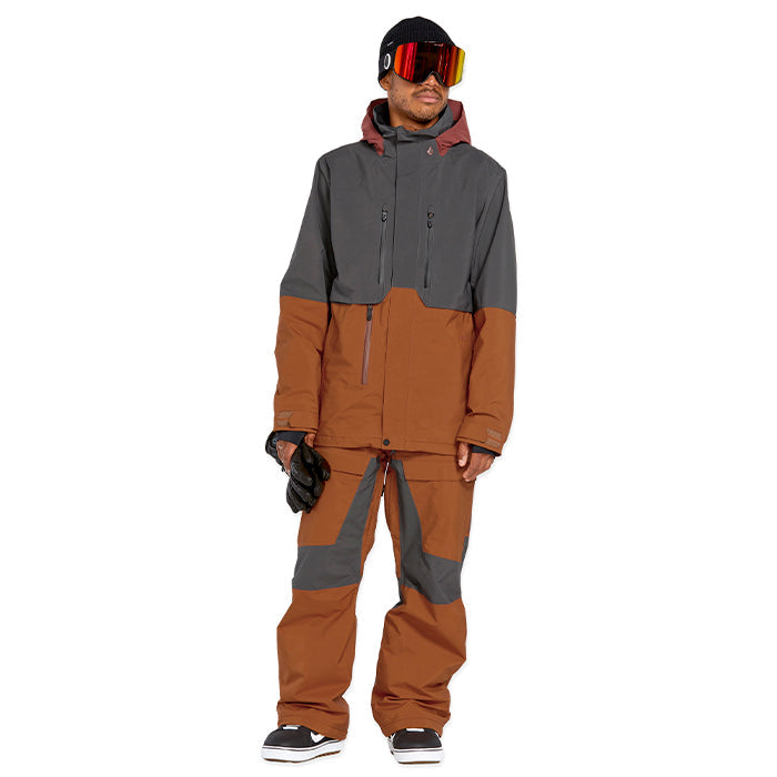 ボルコム スノーボード ウェア ジャケット VOLCOM MENS RNGE GORE-TEX JACKET Caramel ゴアテックス メンズ 24-25 日本正規品