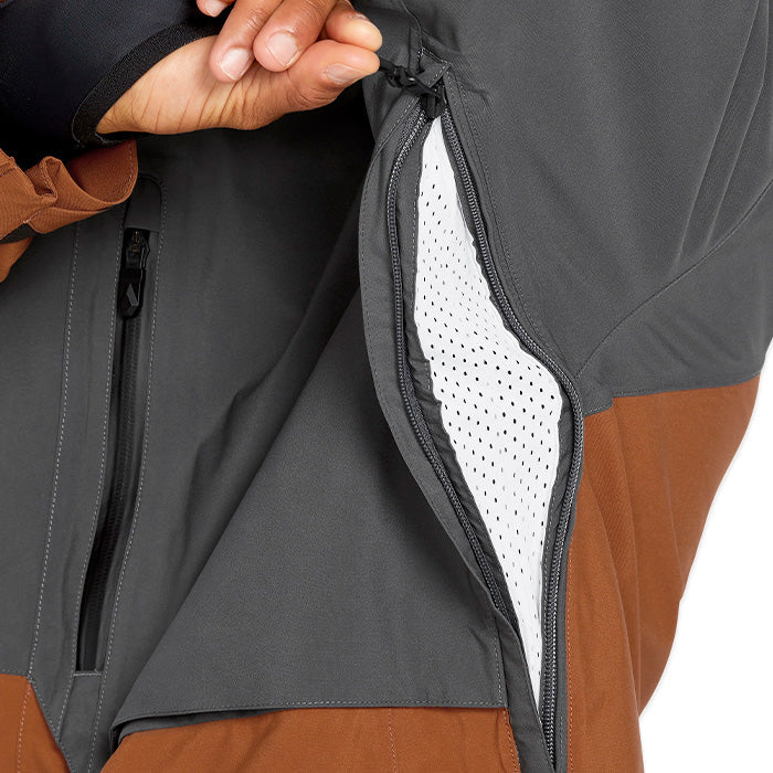 ボルコム スノーボード ウェア ジャケット VOLCOM MENS RNGE GORE-TEX JACKET Caramel ゴアテックス メンズ 24-25 日本正規品
