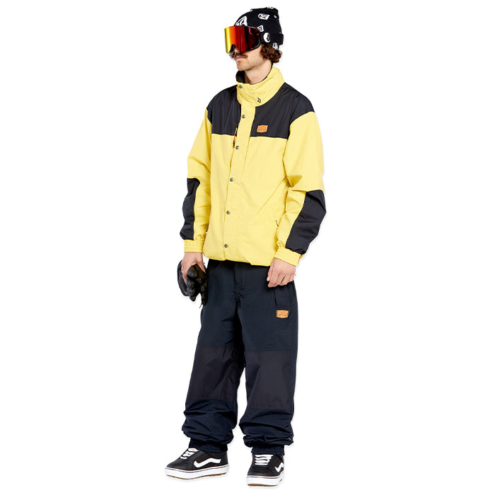 ボルコム スノーボード ウェア ジャケット VOLCOM MENS LONGO GORE-TEX JACKET Dark Yellow ゴアテックス メンズ 24-25 日本正規品