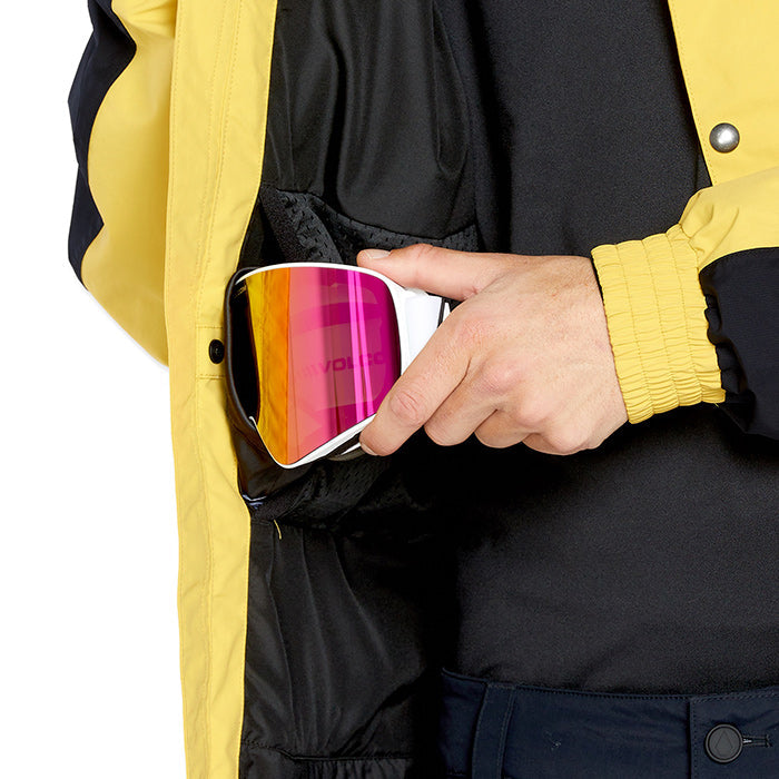 ボルコム スノーボード ウェア ジャケット VOLCOM MENS LONGO GORE-TEX JACKET Dark Yellow ゴアテックス メンズ 24-25 日本正規品