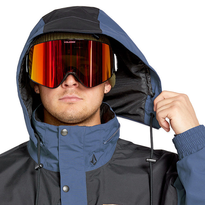 ボルコム スノーボード ウェア ジャケット VOLCOM MENS LONGO GORE-TEX JACKET Indigo ゴアテックス メンズ 24-25 日本正規品
