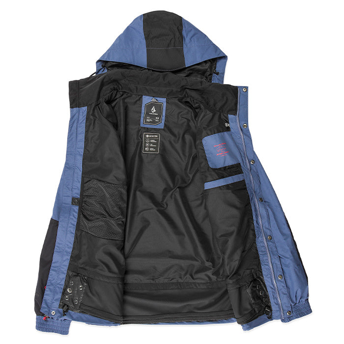ボルコム スノーボード ウェア ジャケット VOLCOM MENS LONGO GORE-TEX JACKET Indigo ゴアテックス メンズ 24-25 日本正規品