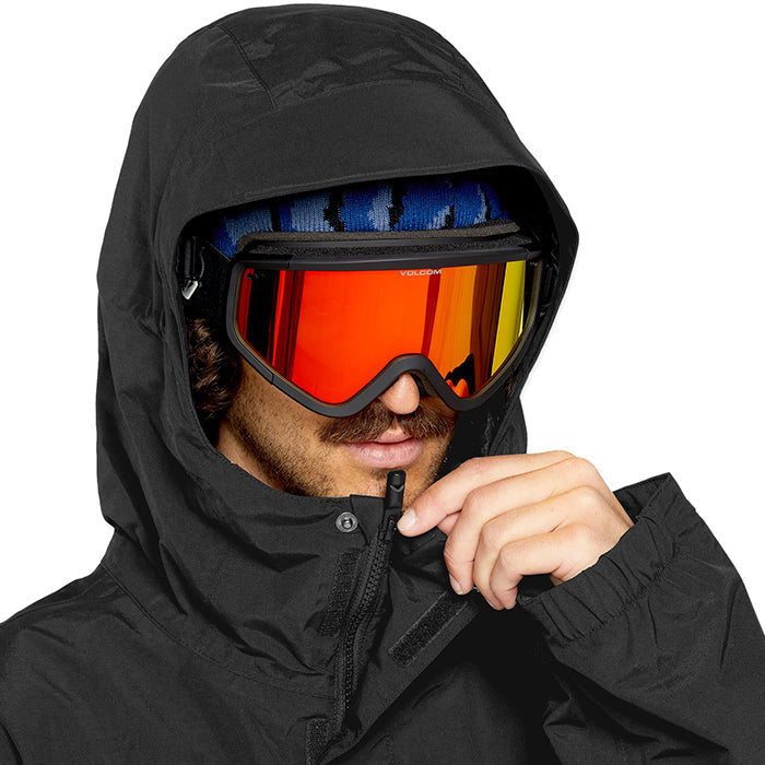 ボルコム スノーボード ウェア ジャケット VOLCOM MENS L GORE-TEX JACKET Black ゴアテックス メンズ 24-25 日本正規品