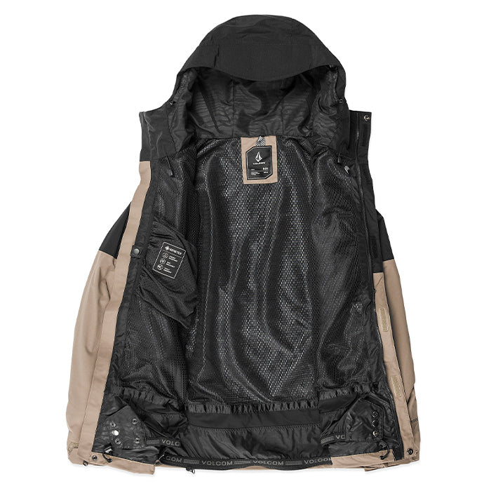 ボルコム スノーボード ウェア ジャケット VOLCOM MENS L GORE-TEX JACKET Chestnut Brown ゴアテックス メンズ 24-25 日本正規品