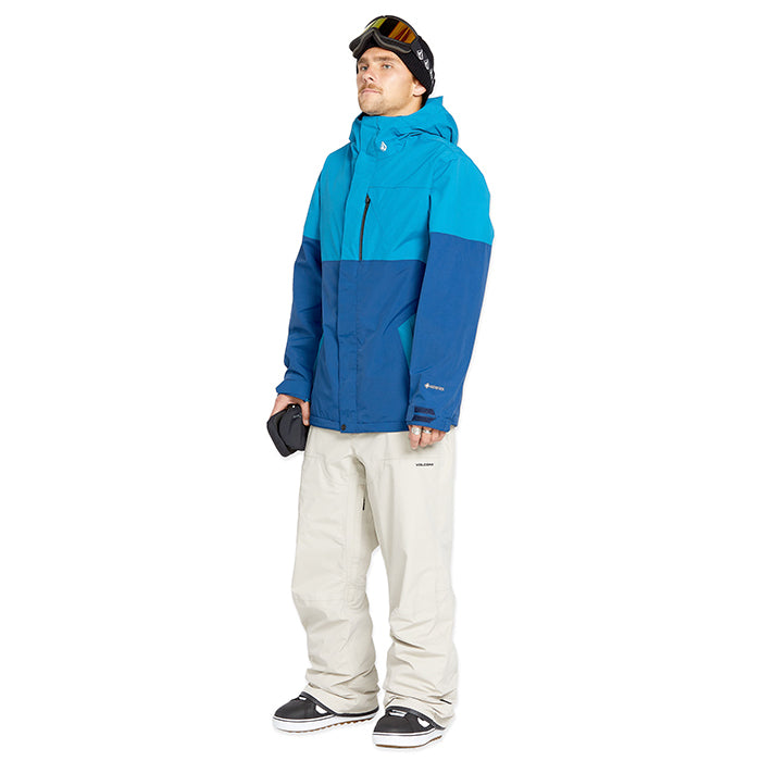 ボルコム スノーボード ウェア ジャケット VOLCOM MENS L GORE-TEX JACKET Light Blue ゴアテックス メンズ 24-25 日本正規品