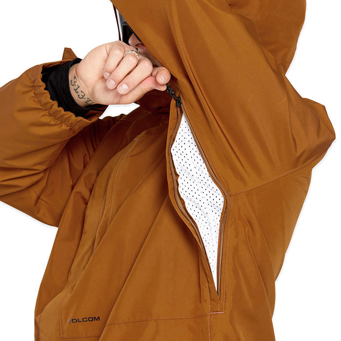 ボルコム スノーボード ウェア ジャケット VOLCOM MENS DUA GORE-TEX JACKET Caramel ゴアテックス メンズ 24-25 日本正規品