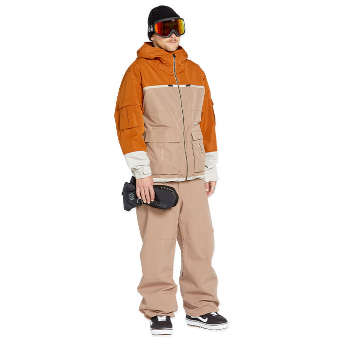 ボルコム スノーボード ウェア ジャケット VOLCOM MENS NIGHTBREAKER 20K JACKET Chestnut Brown メンズ 24-25 日本正規品