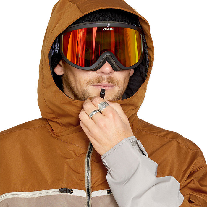 ボルコム スノーボード ウェア ジャケット VOLCOM MENS NIGHTBREAKER 20K JACKET Chestnut Brown メンズ 24-25 日本正規品