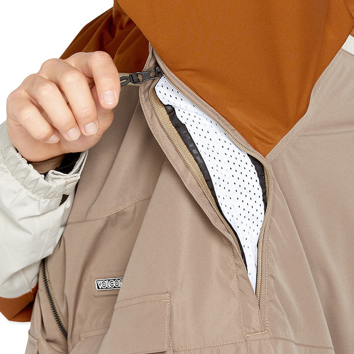 ボルコム スノーボード ウェア ジャケット VOLCOM MENS NIGHTBREAKER 20K JACKET Chestnut Brown メンズ 24-25 日本正規品