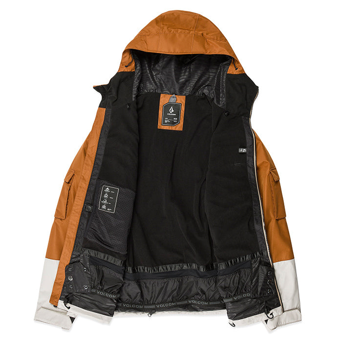 ボルコム スノーボード ウェア ジャケット VOLCOM MENS NIGHTBREAKER 20K JACKET Chestnut Brown メンズ 24-25 日本正規品