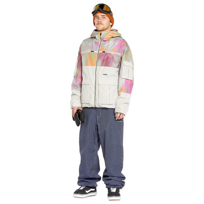 ボルコム スノーボード ウェア ジャケット VOLCOM MENS NIGHTBREAKER 20K JACKET Grey メンズ 24-25 日本正規品