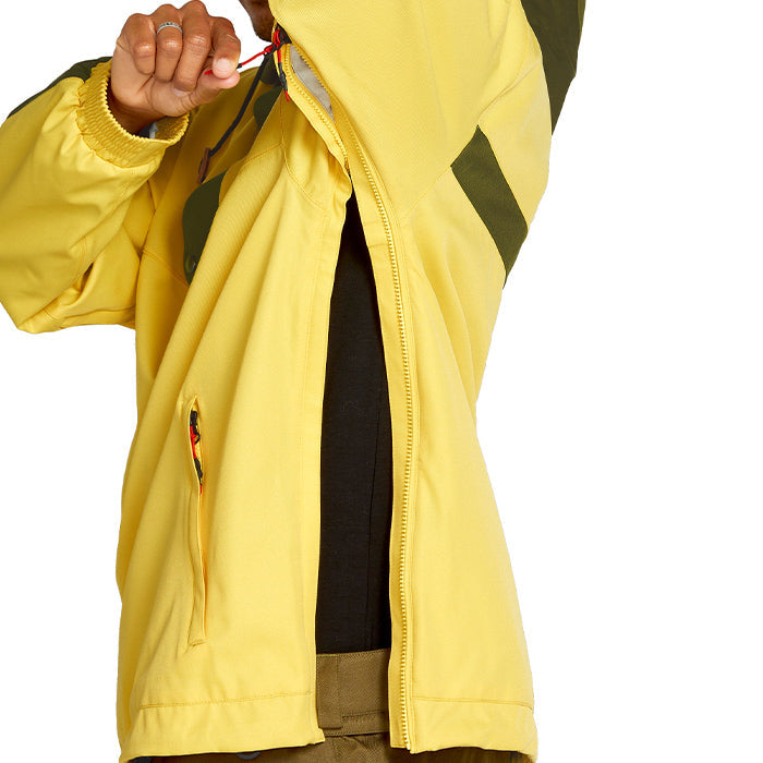 ボルコム スノーボード ウェア ジャケット VOLCOM MENS LONGO 20K PULLOVER Dark Yellow メンズ 24-25 日本正規品