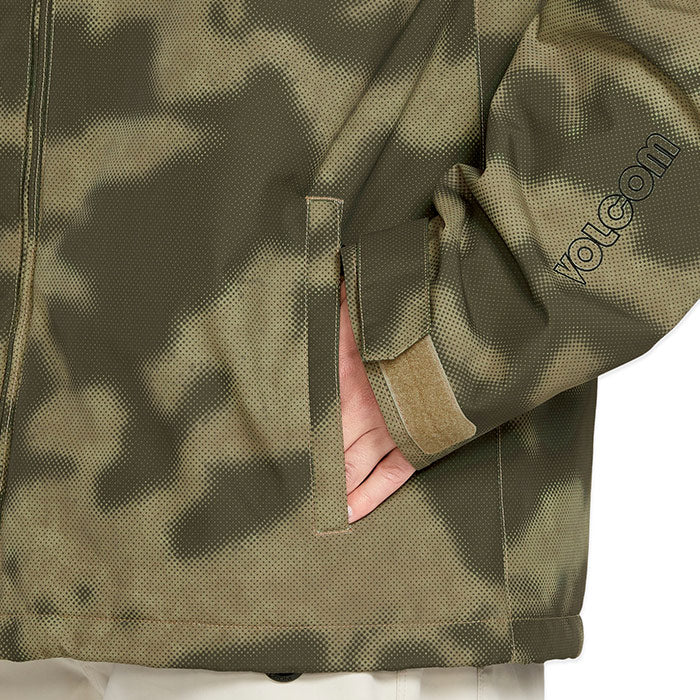 ボルコム スノーボード ウェア ジャケット VOLCOM MENS 2836 INSULATED JACKET Camouflage メンズ 24-25 日本正規品