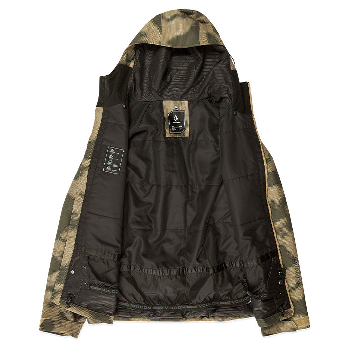 ボルコム スノーボード ウェア ジャケット VOLCOM MENS 2836 INSULATED JACKET Camouflage メンズ 24-25 日本正規品