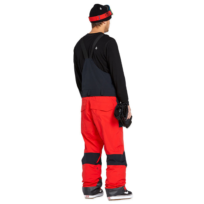ボルコム スノーボード ウェアー ビブパンツ VOLCOM RAIN GORE-TEX BIB OVERALL Crimson メンズ 24-25 日本正規品
