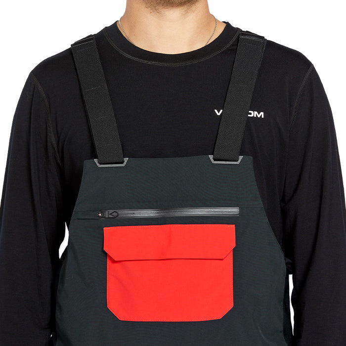 ボルコム スノーボード ウェアー ビブパンツ VOLCOM RAIN GORE-TEX BIB OVERALL Crimson メンズ 24-25 日本正規品