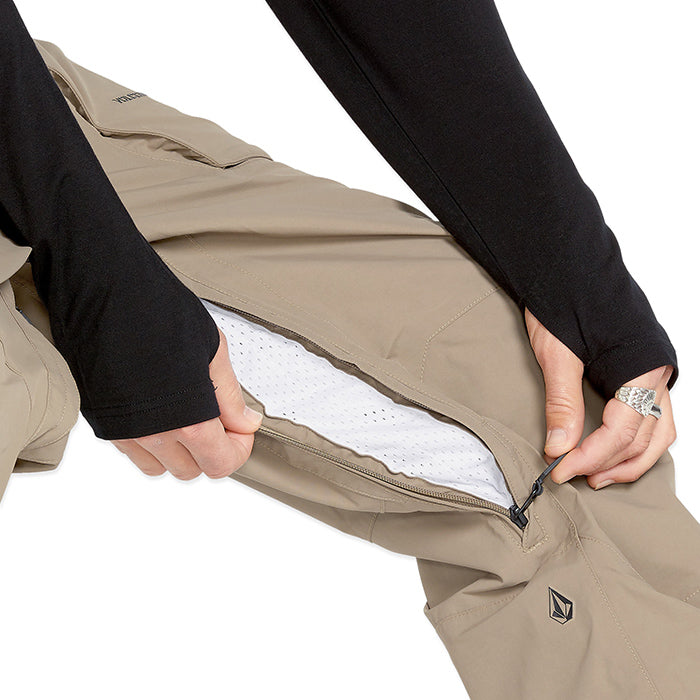 ボルコム スノーボード ウェア ビブパンツ VOLCOM MENS RAIN GORE-TEX BIB OVERALL Chestnut Brown ゴアテックス メンズ 24-25 日本正規品