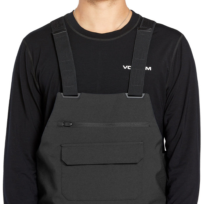 ボルコム スノーボード ウェア ビブパンツ VOLCOM MENS ROAN BIB OVERALL Black メンズ 24-25 日本正規品