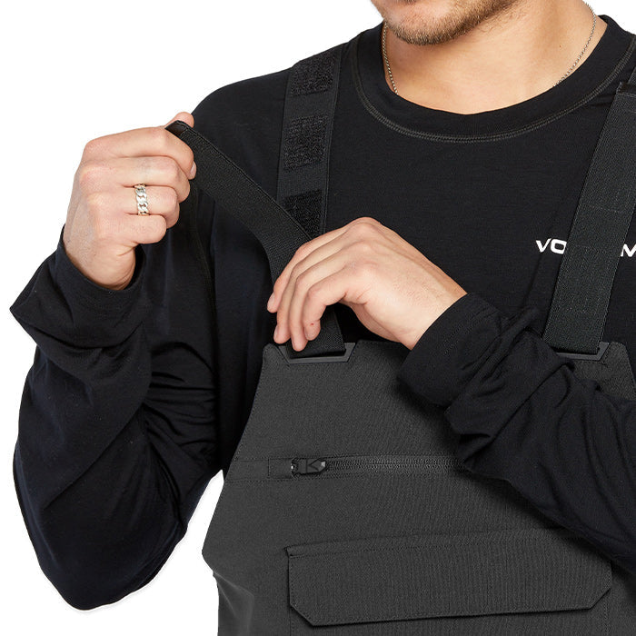 ボルコム スノーボード ウェア ビブパンツ VOLCOM MENS ROAN BIB OVERALL Black メンズ 24-25 日本正規品