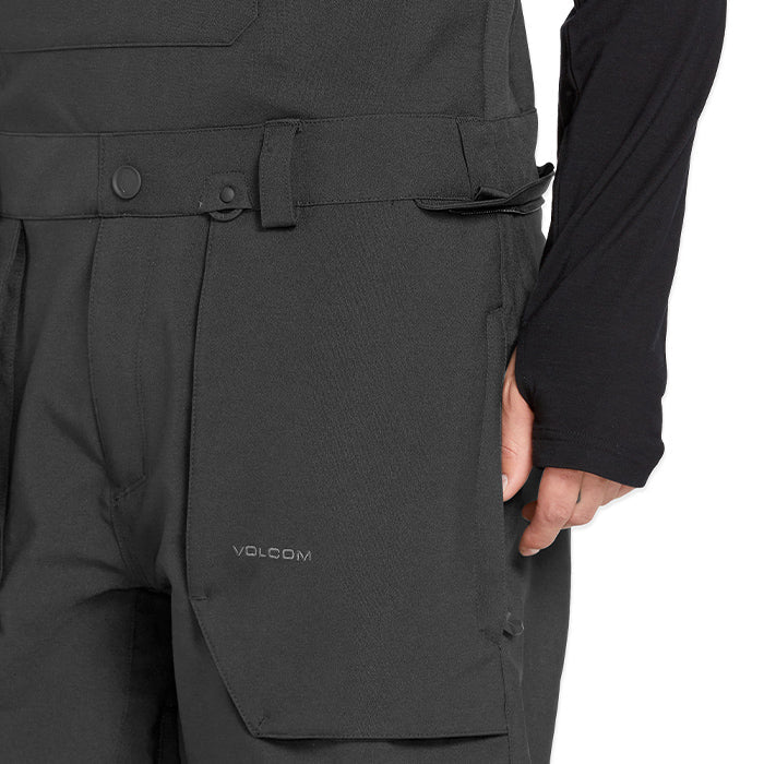 ボルコム スノーボード ウェア ビブパンツ VOLCOM MENS ROAN BIB OVERALL Black メンズ 24-25 日本正規品