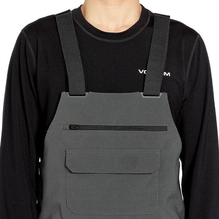 ボルコム スノーボード ウェア ビブパンツ VOLCOM MENS ROAN BIB OVERALL Charcoal メンズ 24-25 日本正規品
