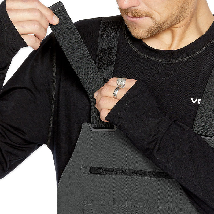 ボルコム スノーボード ウェア ビブパンツ VOLCOM MENS ROAN BIB OVERALL Charcoal メンズ 24-25 日本正規品