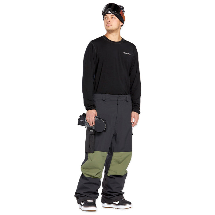 ボルコム スノーボード ウェア パンツ VOLCOM MENS NWRK BAGGY PANTS Black メンズ 24-25 日本正規品