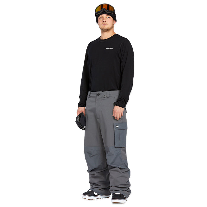 ボルコム スノーボード ウェア パンツ VOLCOM MENS NWRK BAGGY PANTS Charcoal メンズ 24-25 日本正規品