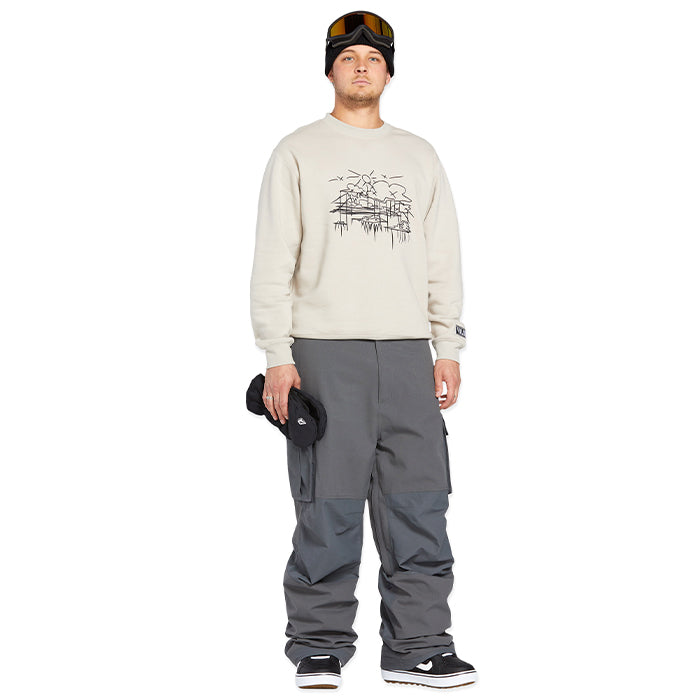 ボルコム スノーボード ウェア パンツ VOLCOM MENS NWRK BAGGY PANTS Charcoal メンズ 24-25 日本正規品