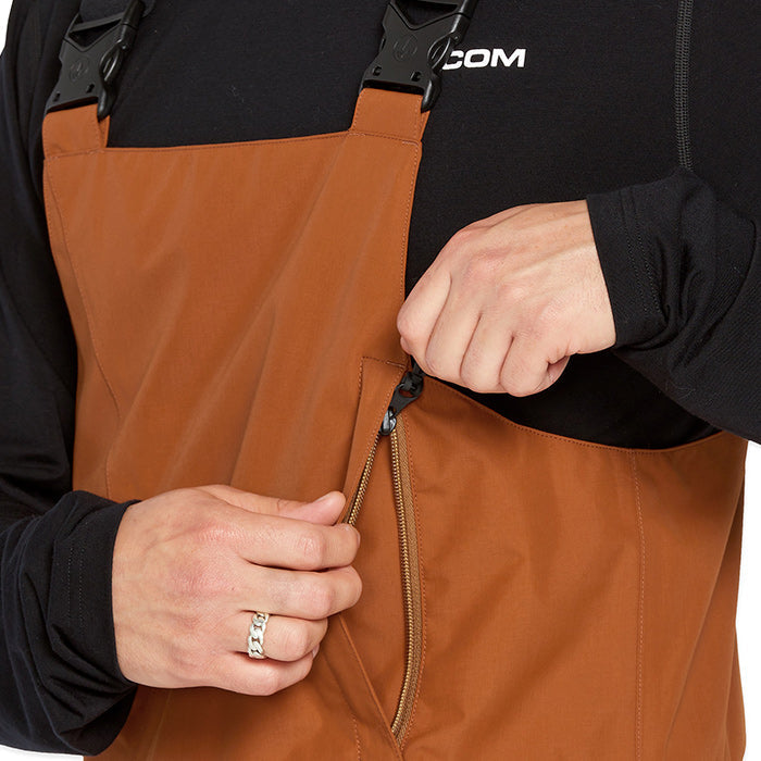 ボルコム スノーボード ウェア ビブパンツ VOLCOM MENS V.CO SPARTA BIB OVERALL Caramel メンズ 24-25 日本正規品
