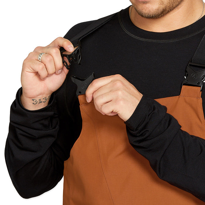 ボルコム スノーボード ウェア ビブパンツ VOLCOM MENS V.CO SPARTA BIB OVERALL Caramel メンズ 24-25 日本正規品