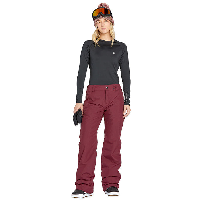 ボルコム スノーボード ウェア パンツ VOLCOM WOMENS FROCHICKIE INSULATED PANTS Burgundy レディース 24-25 日本正規品