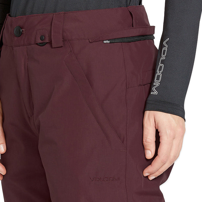 ボルコム スノーボード ウェア パンツ VOLCOM WOMENS FROCHICKIE INSULATED PANTS Burgundy レディース 24-25 日本正規品