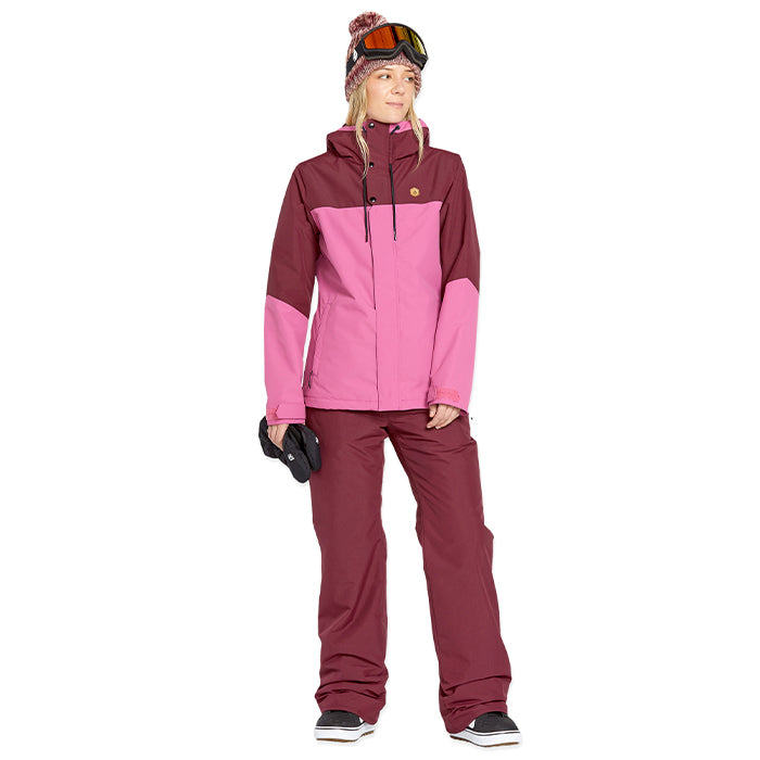 ボルコム スノーボード ウェア パンツ VOLCOM WOMENS FROCHICKIE INSULATED PANTS Burgundy レディース 24-25 日本正規品